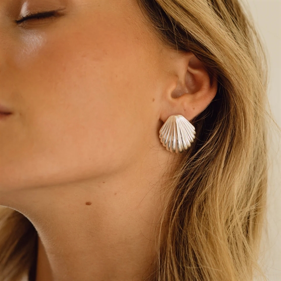 ANNI LU Ocean Treasure Øreringe, Sølv